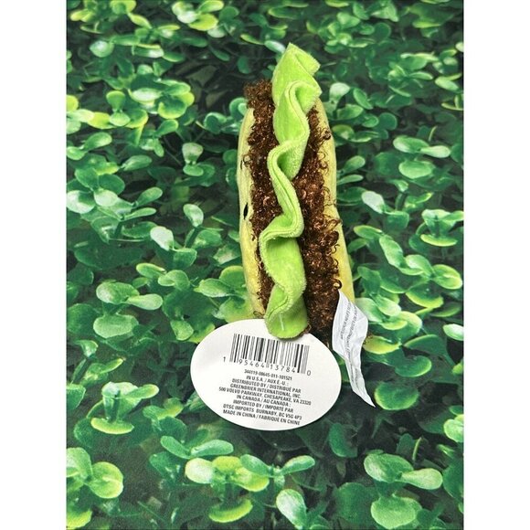 Taco Embroidered Smiley Face Foodie Plush Stuffed Animal Toy 7” Taco Tuesday Toy - Picture 8 of 13